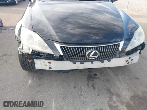 2009 Lexus IS 250 with VIN JTHCK262692030454, listed as a IAAI auction lot 41788536 with 171,635 mi miles and . Bid and sale history available at DreamBid. Image 6.