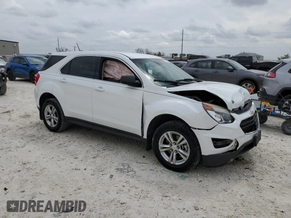 2017 Chevrolet Equinox LS with VIN 2GNALBEK5H1507484, listed as a Copart auction lot 50244405 with 117,068 mi miles and Salvage Title. Bid and sale history available at DreamBid. Image 4.