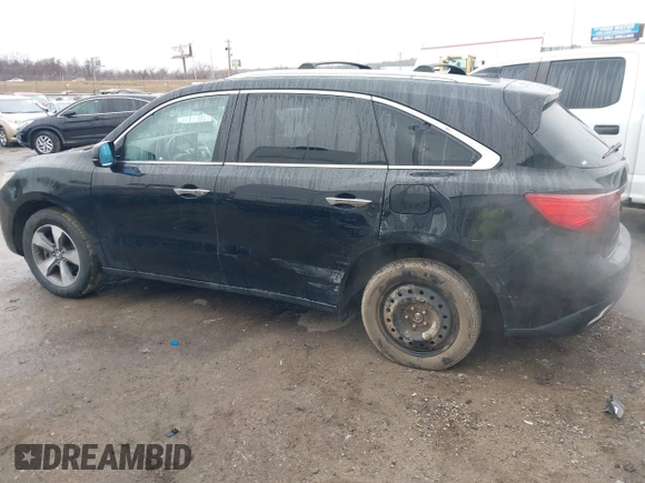 2014 Acura MDX with VIN 5FRYD4H28EB010111, listed as a IAAI auction lot 41529512 with 152,782 mi miles. Bid and sale history available at carsss.com. Image 3.