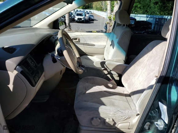 2002 Mazda MPV LX with VIN JM3LW28JX20326726, listed as a Copart auction lot 73324344 with 204,013 mi miles and Salvage Title. Bid and sale history available at carsss.com. Image 7.