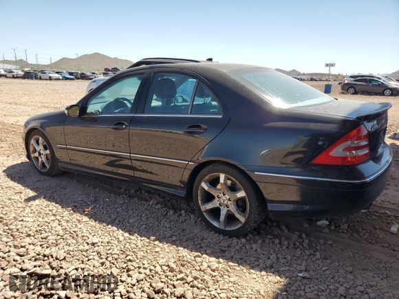 2007 Mercedes-Benz C 230 Sport with VIN WDBRF52H67E023929, listed as a Copart auction lot 61785605 with 160,042 mi miles and Clean title. Bid and sale history available at DreamBid. Image 2.