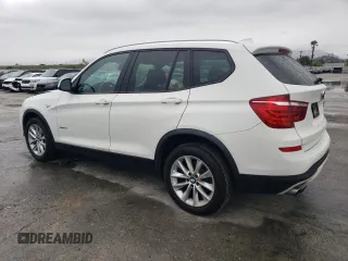 2017 BMW X3 xDrive28i with VIN 5UXWX9C56H0T09497, listed as a Copart auction lot 48904575 with 110,950 mi miles and Salvage Title. Bid and sale history available at DreamBid. Image 2.