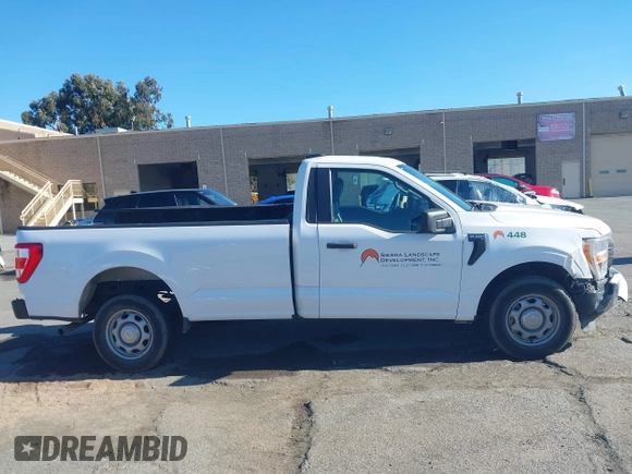 2022 Ford F-150 XL with VIN 1FTMF1CB5NKE39967, listed as a IAAI auction lot 41611291 with 53,485 mi miles and . Bid and sale history available at DreamBid. Image 13.