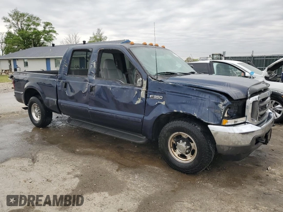 2002 Ford F-350 XL with VIN 1FTSW30S42ED03511, listed as a Copart auction lot 53474075 with 207,381 mi miles and Salvage Title. Bid and sale history available at DreamBid. Image 4.