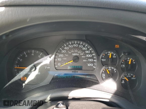 2003 Chevrolet TrailBlazer EXT LT with VIN 1GNET16S036192122, listed as a Copart auction lot 46688335 with 212,971 mi miles and Salvage Title. Bid and sale history available at DreamBid. Image 9.