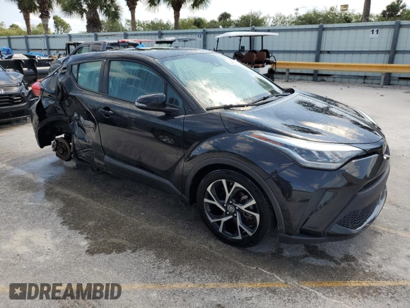 2021 Toyota C-HR LE with VIN NMTKHMBX1MR127392, listed as a Copart auction lot 50046015 with 98,417 mi miles and Non Repairable. Bid and sale history available at DreamBid. Image 4.