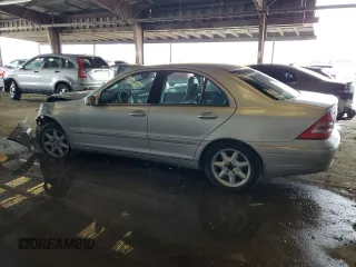 2003 Mercedes-Benz C 230/260/280/320 with VIN WDBRF64J93F383691, listed as a Copart auction lot 44383405 with 266,692 mi miles and Salvage Title. Bid and sale history available at DreamBid. Image 2.