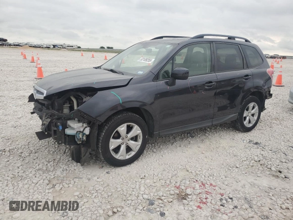 2016 Subaru Forester 2.5i Premium with VIN JF2SJAGC5GH557396, listed as a Copart auction lot 53109255 with 107,409 mi miles and Salvage Title. Bid and sale history available at carsss.com. Image 1.