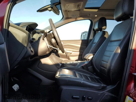 2014 Ford Escape Titanium with VIN 1FMCU9J93EUD36496, listed as a Copart auction lot 89377665 with 88,976 mi miles and Salvage Title. Bid and sale history available at DreamBid. Image 7.