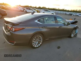 2022 Lexus ES 300h Luxury with VIN 58AEA1C19NU025089, listed as a Copart auction lot 80457754 with 28,552 mi miles and Salvage title. Bid and sale history available at DreamBid. Image 3.