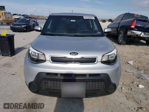 2014 Kia Soul with VIN KNDJN2A25E7737775, listed as a Copart auction lot 44162825 with 0 mi miles and Salvage Title. Bid and sale history available at carsss.com. Image 5.