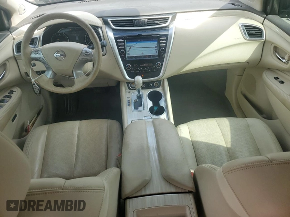 2017 Nissan Murano SL z VIN 5N1AZ2MG4HN185967, wystawiony jako Copart lot #51345485 z przebiegiem 72 081 mil mil oraz Szkoda całkowita • Salvage title. Historia ofert i sprzedaży dostępna na DreamBid. Obrazek 8.
