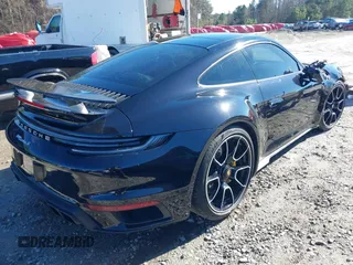 2023 Porsche 911 Turbo with VIN WP0AD2A96PS258393, listed as a IAAI auction lot 41584862 with 16,351 mi miles. Bid and sale history available at carsss.com. Image 4.