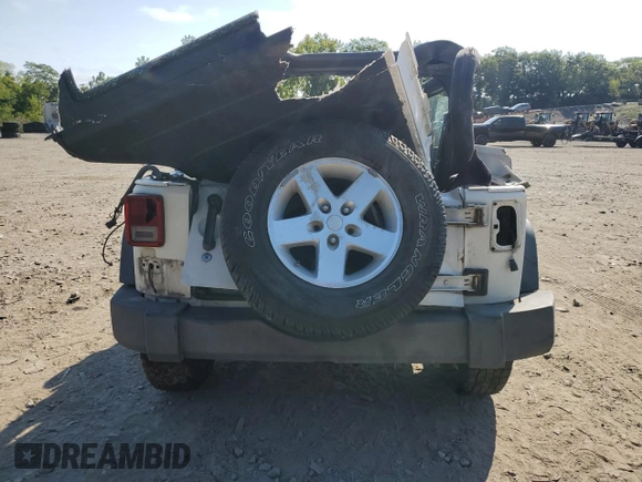 2008 Jeep Wrangler X с VIN 1J4FZ24198L511466, выставлен на аукционе Copart как лот 70196544 с пробегом Не указан миль и Списание • Salvage title. История ставок и продаж доступна на DreamBid. Изображение 6.