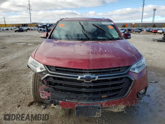 2018 Chevrolet Traverse RS with VIN 1GNERJKX0JJ156862, listed as a Copart auction lot 80392054 with 0 mi miles and Salvage Title. Bid and sale history available at carsss.com. Image 5.