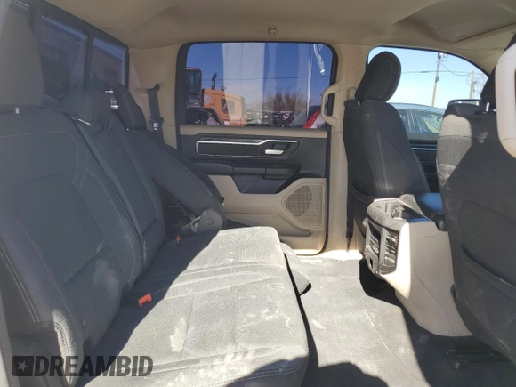 2019 Ram 1500 Big Horn/Lone Star with VIN 1C6SRFFT5KN668991, listed as a Copart auction lot 82051224 with 95,336 mi miles and Salvage Title. Bid and sale history available at carsss.com. Image 10.