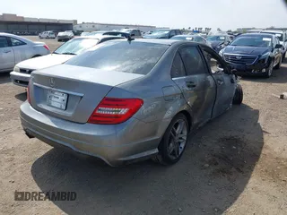 2012 Mercedes-Benz C-Class C 250 Sport with VIN WDDGF4HB0CA609524, listed as a IAAI auction lot 42024859 with Not Provided miles. Bid and sale history available at carsss.com. Image 4.