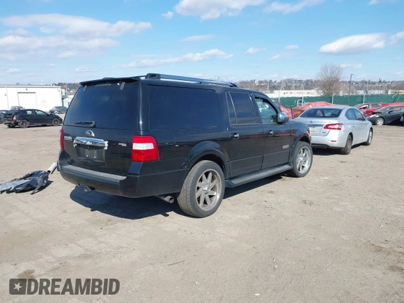 2007 Ford Expedition EL Limited with VIN 1FMFK19507LA76959, listed as a IAAI auction lot 41668013 with 289,070 mi miles. Bid and sale history available at carsss.com. Image 4.