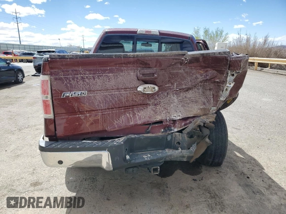 2010 Ford F-150 XL with VIN 1FTFW1EV2AFB04488, listed as a Copart auction lot 47861955 with 168,283 mi miles and Salvage Title. Bid and sale history available at carsss.com. Image 6.
