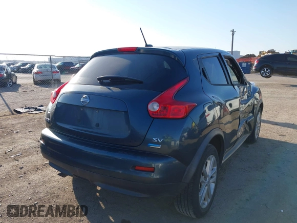 2014 Nissan Juke S with VIN JN8AF5MR1ET354919, listed as a IAAI auction lot 41663488 with 121,694 mi miles. Bid and sale history available at carsss.com. Image 4.