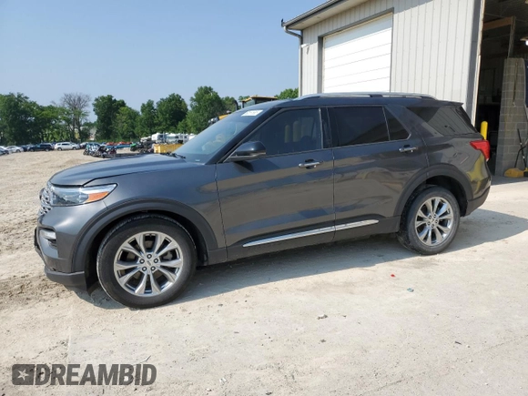 2020 Ford Explorer Limited with VIN 1FMSK8FH0LGB83132, listed as a Copart auction lot 60361585 with 78,479 mi miles and Salvage title. Bid and sale history available at DreamBid. Image 1.