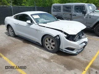2015 Ford Mustang EcoBoost with VIN 1FA6P8TH4F5345085, listed as a IAAI auction lot 42176441 with 112,368 mi miles and . Bid and sale history available at DreamBid. Image 1.