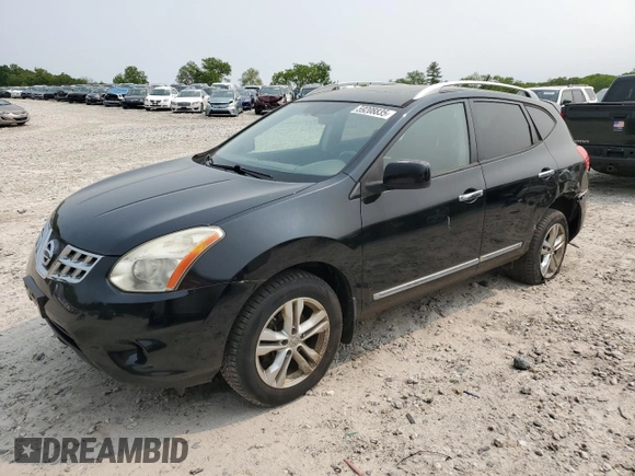 2012 Nissan Rogue S z VIN JN8AS5MV2CW713733, wystawiony jako Copart lot #59208835 z przebiegiem 227 189 mil mil oraz Szkoda całkowita • Salvage title. Historia ofert i sprzedaży dostępna na DreamBid. Obrazek 1.