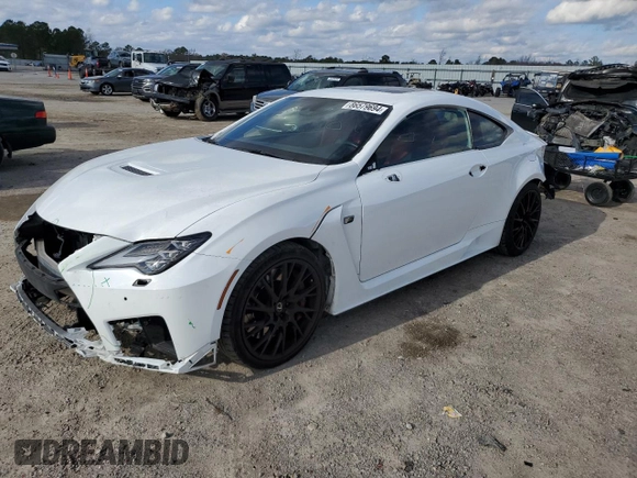 2021 Lexus RC F F z VIN JTHDP5BC9M5008266, wystawiony jako Copart lot #86579694 z przebiegiem 21 693 mil mil oraz Czysty tytuł • Clean title. Historia ofert i sprzedaży dostępna na DreamBid. Obrazek 1.