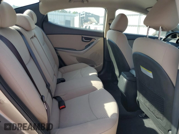 2015 Hyundai Elantra SE with VIN 5NPDH4AE2FH592573, listed as a Copart auction lot 59092025 with 62,870 mi miles and Salvage title. Bid and sale history available at DreamBid. Image 10.