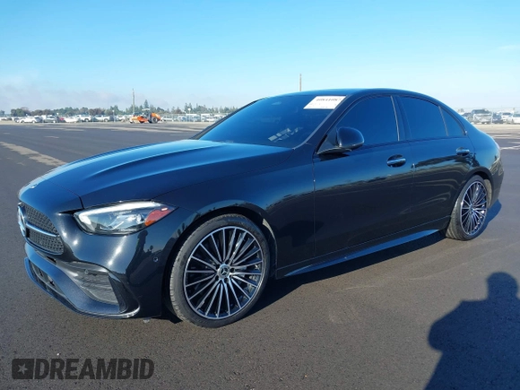2023 Mercedes-Benz C 300 with VIN W1KAF4GB0PR086326, listed as a IAAI auction lot 40841087 with 11,661 mi miles and . Bid and sale history available at DreamBid. Image 18.