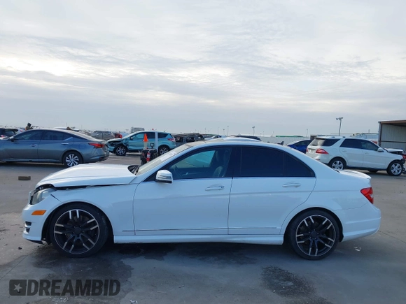 2013 Mercedes-Benz C 350 Sport with VIN WDDGF5HB5DA748460, listed as a IAAI auction lot 41538293 with 96,577 mi miles and . Bid and sale history available at DreamBid. Image 14.
