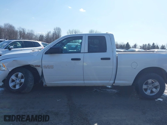 2018 Ram 1500 Express with VIN 1C6RR7FT4JS284558, listed as a IAAI auction lot 41649803 with 156,086 mi miles. Bid and sale history available at carsss.com. Image 14.