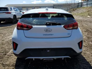 2019 Hyundai Veloster 2.0 with VIN KMHTG6AF4KU017034, listed as a Copart auction lot 52264845 with 52,751 mi miles and Clean Title. Bid and sale history available at carsss.com. Image 6.