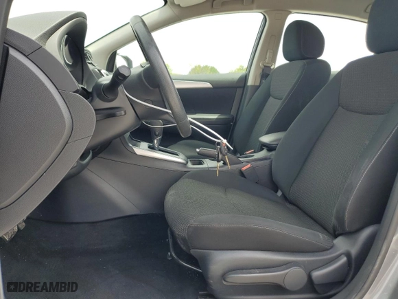 2019 Nissan Sentra SV with VIN 3N1AB7AP7KY440490, listed as a Copart auction lot 53563115 with 42,452 mi miles and Salvage Title. Bid and sale history available at carsss.com. Image 7.