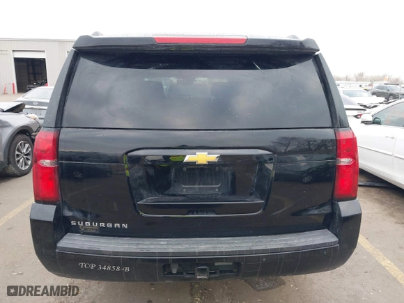 2019 Chevrolet Suburban LT with VIN 1GNSKHKC0KR159583, listed as a IAAI auction lot 41309350 with 196,844 mi miles. Bid and sale history available at carsss.com. Image 16.