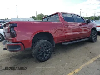 2023 Chevrolet Silverado 1500 RST with VIN 1GCUDEEL9PZ165492, listed as a Copart auction lot 67357414 with 7,764 mi miles and Salvage Title. Bid and sale history available at DreamBid. Image 3.