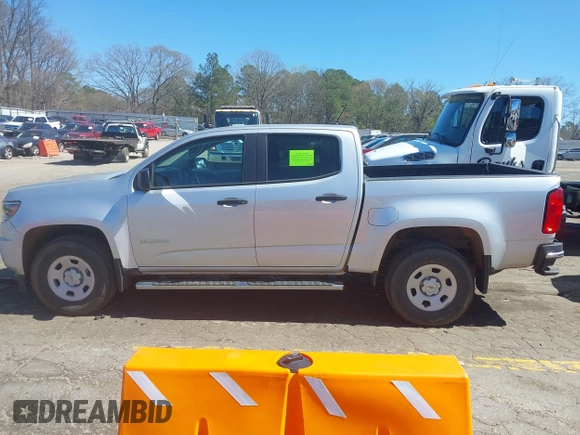 2020 Chevrolet Colorado 2WD Work Truck with VIN 1GCGSBEN7L1122460, listed as a IAAI auction lot 41815237 with 34,781 mi miles and . Bid and sale history available at DreamBid. Image 14.