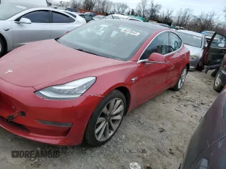 2018 Tesla Model 3 Long Range Battery with VIN 5YJ3E1EA2JF126062, listed as a Copart auction lot 86319644 with 69,579 mi miles and Salvage Title. Bid and sale history available at carsss.com. Image 1.