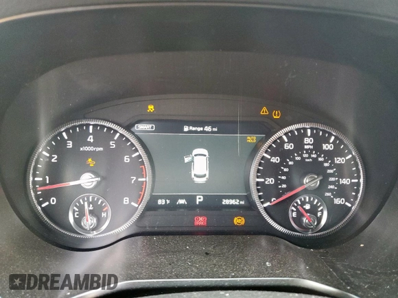 2021 Kia Telluride SX with VIN 5XYP5DHC4MG168181, listed as a Copart auction lot 58968875 with 28,962 mi miles and Salvage title. Bid and sale history available at DreamBid. Image 9.
