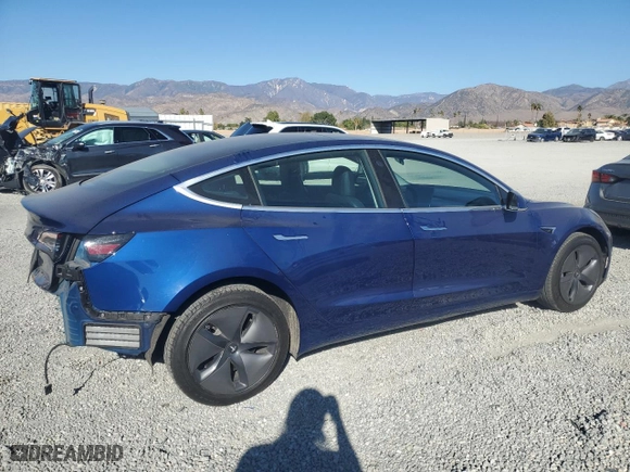 2019 Tesla Model 3 Mid Range with VIN 5YJ3E1EA6KF428732, listed as a Copart auction lot 80983794 with 54,772 mi miles and Salvage Title. Bid and sale history available at carsss.com. Image 3.