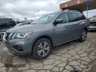 2020 Nissan Pathfinder S with VIN 5N1DR2AM8LC645000, listed as a Copart auction lot 50886815 with 61,605 mi miles and Salvage Title. Bid and sale history available at carsss.com. Image 1.