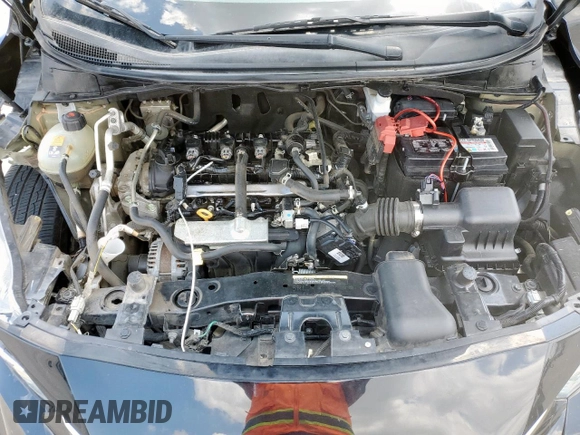 2021 Nissan Versa SV with VIN 3N1CN8EVXML859612, listed as a Copart auction lot 58491295 with 86,335 mi miles and Salvage title. Bid and sale history available at DreamBid. Image 11.