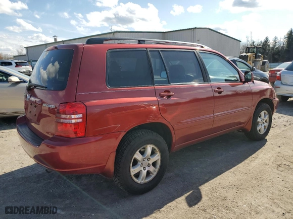 2003 Toyota Highlander with VIN JTEHF21A330119732, listed as a Copart auction lot 52302015 with 234,078 mi miles and Clean Title. Bid and sale history available at carsss.com. Image 3.