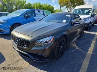 2017 Mercedes-Benz S-Class AMG S 63 with VIN WDDXK7JB5HA019589, listed as a Copart auction lot 51543625 with 30,045 mi miles and Salvage Title. Bid and sale history available at carsss.com. Image 2.
