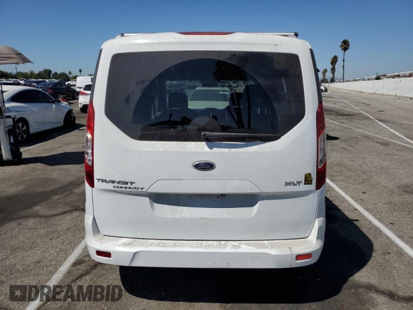 2015 Ford Transit Connect XLT with VIN NM0AE8F78F1185830, listed as a Copart auction lot 70062174 with 72,658 mi miles and Salvage title. Bid and sale history available at DreamBid. Image 6.