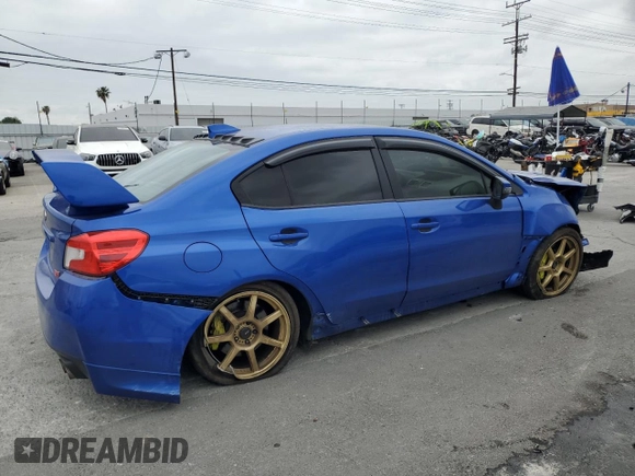 2020 Subaru WRX STI Limited with VIN JF1VA2Y64L9828520, listed as a Copart auction lot 53547365 with 34,272 mi miles and Salvage Title. Bid and sale history available at carsss.com. Image 3.