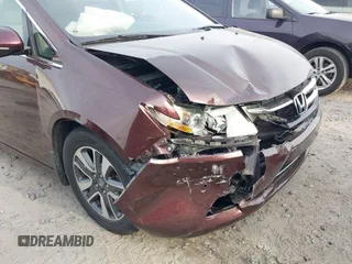 2015 Honda Odyssey Touring Elite with VIN 5FNRL5H9XFB026405, listed as a IAAI auction lot 41780562 with 134,897 mi miles and . Bid and sale history available at DreamBid. Image 6.