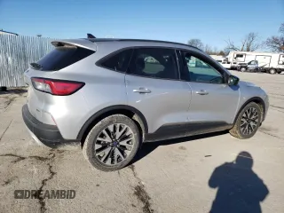 2020 Ford Escape SE Sport Hybrid with VIN 1FMCU0BZXLUB75278, listed as a Copart auction lot 46515075 with 32,263 mi miles and Salvage Title. Bid and sale history available at DreamBid. Image 3.