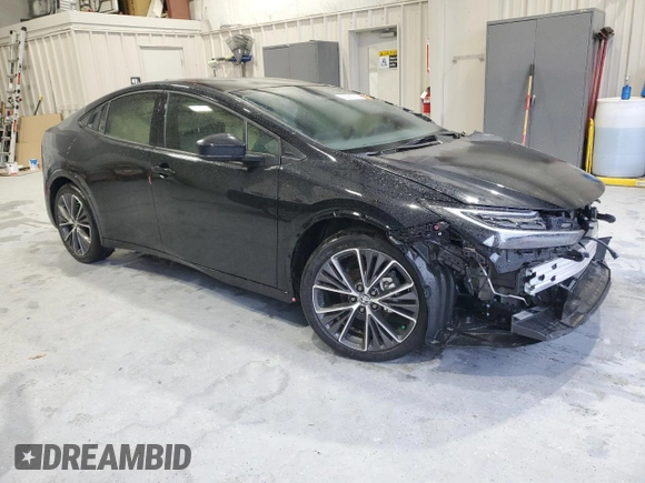 2024 Toyota Prius LE with VIN JTDACAAU4R3033906, listed as a Copart auction lot 52585675 with 589 mi miles and Salvage Title. Bid and sale history available at DreamBid. Image 4.