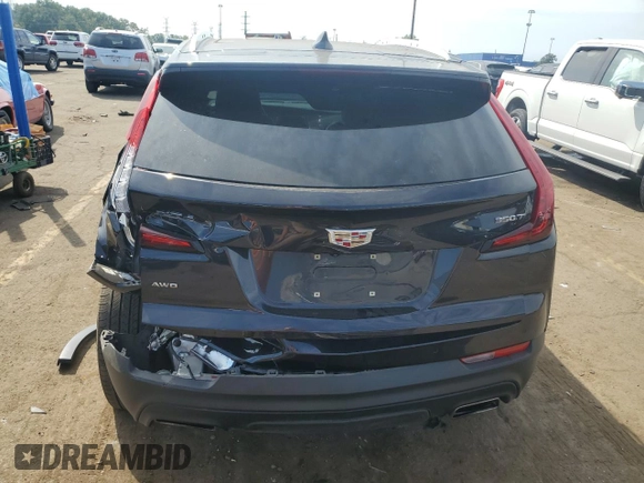 2023 Cadillac XT4 AWD Luxury with VIN 1GYFZBR49PF185040, listed as a Copart auction lot 72313834 with 25,107 mi miles and Clean Title. Bid and sale history available at carsss.com. Image 6.